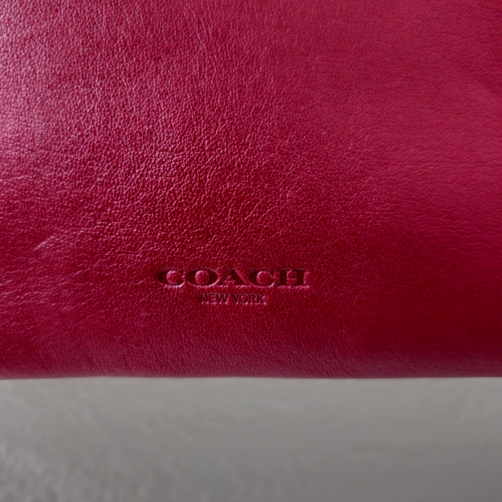 COACH Dark Red Crossbody Bag - Picture 6 of 11